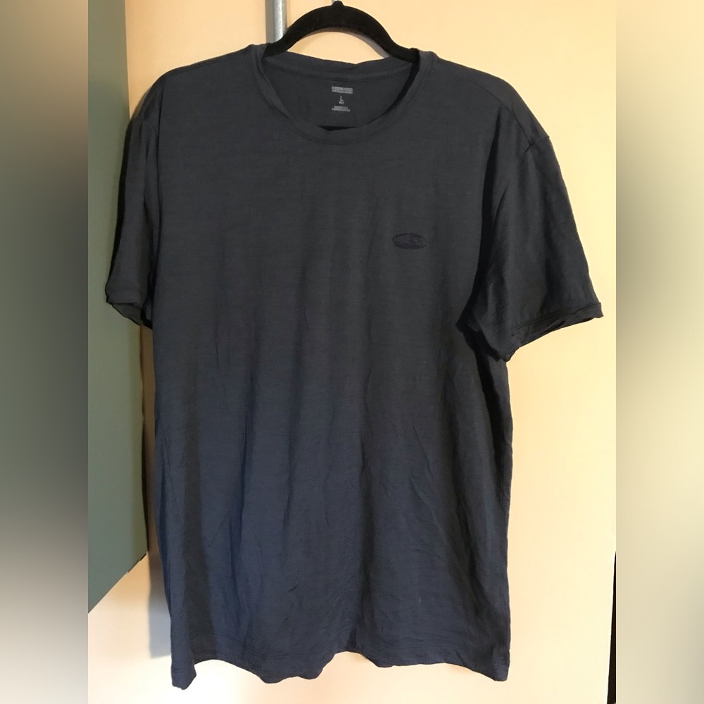 Icebreaker 100% Wool Navy Shirt